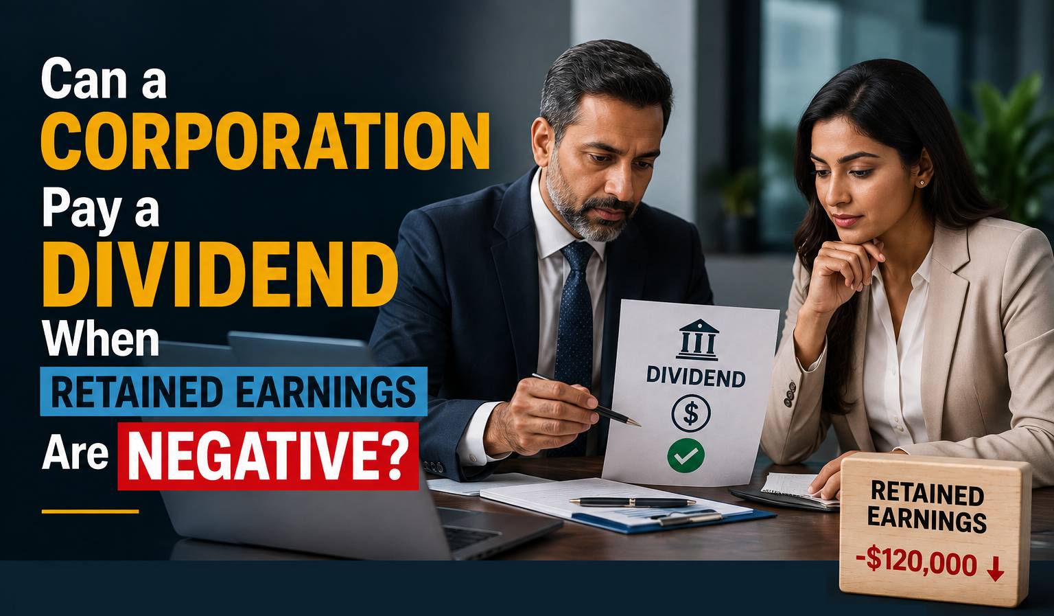 Can a Corporation Pay a Dividend When Retained Earnings Are Negative?
